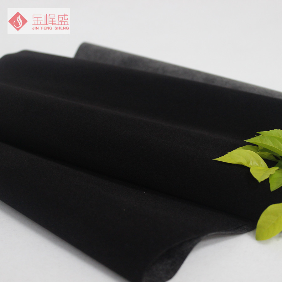 黑色短毛絨布，金峰盛植絨布